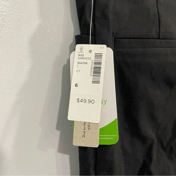 RW & CO THe iconic ankle pants NWT black size 6 ponte - Picture 2 of 6